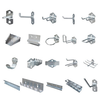 稳斯坦 WST017 工具挂板挂钩 方孔板洞洞板货架物料架挂钩 双直挂钩25mm