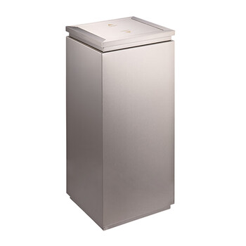 南 GPX-7C01 南方座地烟灰桶 砂银钢 防指纹垃圾桶 公用烟灰垃圾箱 果皮桶 内桶容量22升