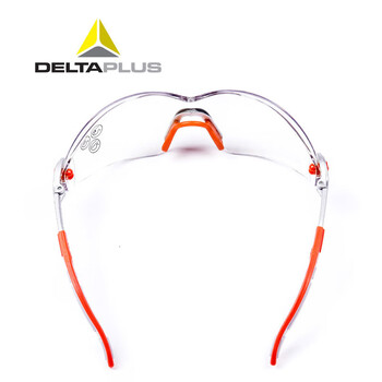 代尔塔（Deltaplus）101116护目镜防风沙防刮擦防冲击防雾 骑行防护眼镜舒适款  透明 5付