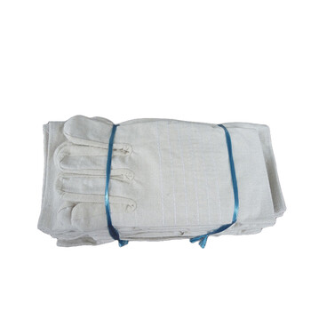 玄蜂 XYST-FB6 帆布手套 通用均码 10双/打（计价单位：双）定制商品  白色