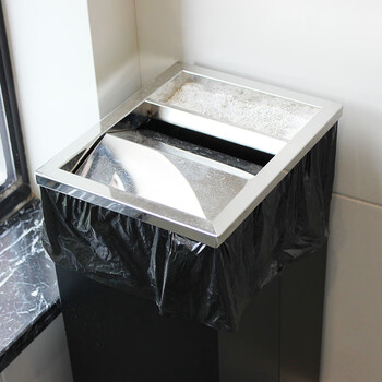 宜之选大号平口加厚垃圾袋60x80cm*100只单面1丝黑色物业酒店特大塑料袋