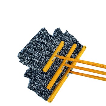 劲雅 JY-Fy800 拖布 方头 木头头拖布 800mm宽拖布 木把 木把方头棉纱拖布