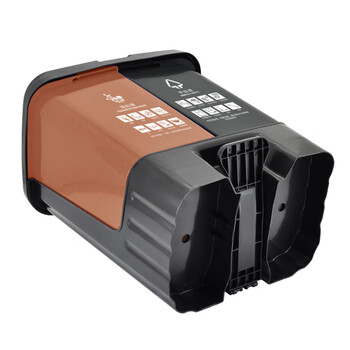 兰诗（LAUTEE）YJ-B046 脚踏分类双格垃圾桶 60L棕黑