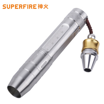 神火 S10三光源照定做玉石强光手电筒 赌石检测工具 鉴定珠宝翡翠文玩琥珀黄 白 紫光灯 1套