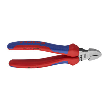 凯尼派克（KNIPEX）70 02 160 通用型斜口钳 抛光 双色手柄 160mm 切割类工具 钢