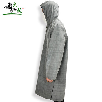 大杨3520老式帆布连体雨衣 特大号 铁路电信电力市政防汛矿工长身耐磨劳保雨披 定制