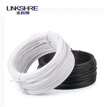 凌科朔(LINKSHIRE)扎丝镀锌铁丝扎线 扎线带扎丝绳子 电缆扎线葡萄园绑丝园艺绑扎丝理线绑物带 黑圆0.75mm