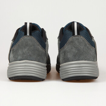 A+A QA5304橡胶底耐磨防砸防刺穿防静电透气安全鞋定做休闲反绒皮网眼 42# 1双