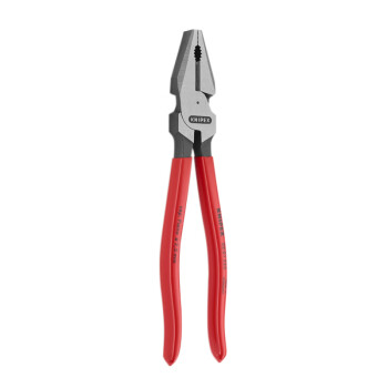 凯尼派克（KNIPEX）02 01 225 省力型钢丝钳 九寸 定制 抛光 塑料套柄 225mm 切割类工具 钢