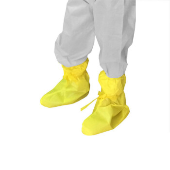 ANSELL 微护佳 MC3000耐酸碱实验室防尘防化靴套 黄色 定做 YE30-W-99-406-00  5双