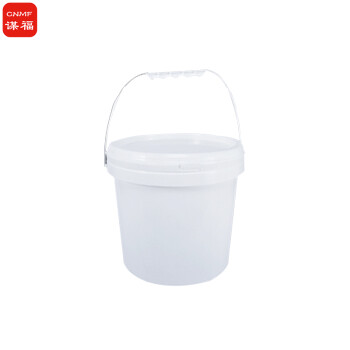 谋福1096 塑料桶密封桶小水桶包装桶 龙虾打包桶（塑料桶（ 6L白色  欧式桶））