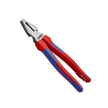 凯尼派克（KNIPEX）02 02 225 T 省力型钢丝钳带安全绳扣 九寸 抛光 双色手柄 225mm 切割类工具 钢