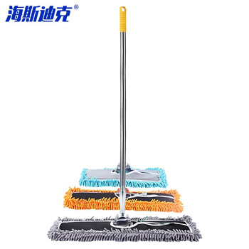 海斯迪克 尘推平板拖把排拖 90CM拖把颜色随机 办公室家政工厂车间商场保洁吸水去污可拆卸 (1个装) HKW-70