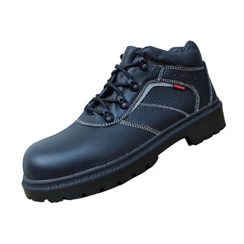 A+A 5501 6KV电绝缘砸防刺穿耐高温安全鞋 头层荔枝牛皮+钢头钢底+橡胶底 38码 1双