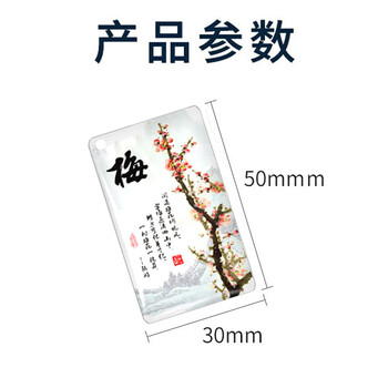 飞尔（FLYER）ID卡 滴胶考勤卡 小区门禁卡【ID卡 梅字-100张/盒】