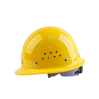 诺瑞斯安安全帽 新国标玻璃钢黄色 可定制 工地建筑工程施工