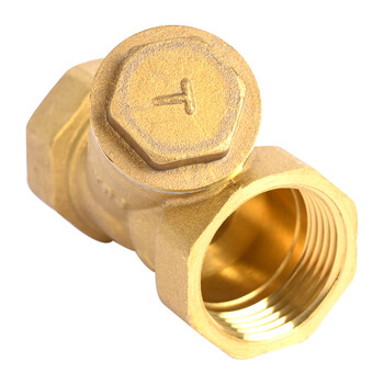 匡建仪表（CONJANT）加厚Y型黄铜过滤器 过滤杂质内螺纹Y型过滤器铜阀门 自来水管道净水阀 DN25 