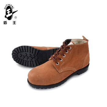 王盾/盾王 9788R中帮防砸安全鞋橡胶底反毛皮劳保鞋耐磨防滑耐油耐弱酸碱厨房安全鞋定做 42码 1双