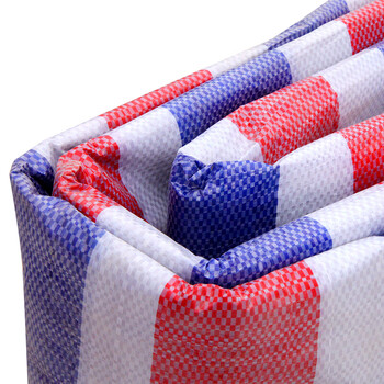 金盛昱（JSY）彩条布 防水布 防雨遮阳塑料布雨篷 规格4*45m/卷 定制