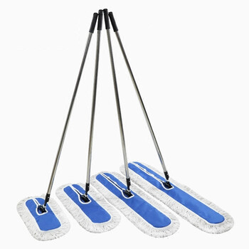 庄太太【替换布头90cm军绿绑带】工厂企业大号棉线平板拖尘拖布