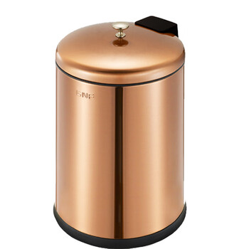 南 GPX-131H 茶渣、茶水收集桶 玫瑰金 不锈钢茶渣桶茶水收集桶功夫茶渣收集桶茶水收集桶