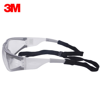 3M 11394护目镜 防尘防雾防风防沙飞溅男女骑行眼镜户外风镜5付装 定做