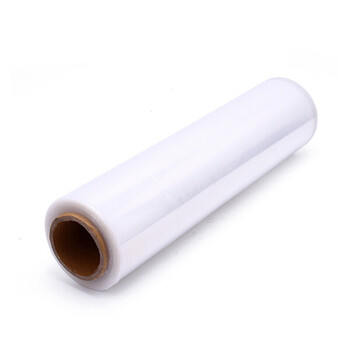 者也（ZYE）pe缠绕膜50cm宽拉伸膜塑料薄膜包装膜工业用保鲜膜大卷打包膜围膜 50CM*350米长1卷