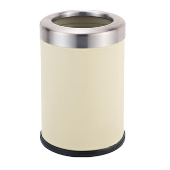 南 GPX-205D 房间垃圾桶  米黄色 不锈钢垃圾桶 客厅卫生间 商用垃圾桶 酒店客房桶