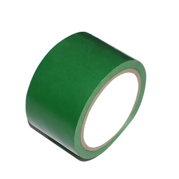 谋福（CNMF）84826 警示胶带 地板胶带斑马线胶带 安全警示胶带 地面标识警戒线 （ 加宽6cm款 绿色）