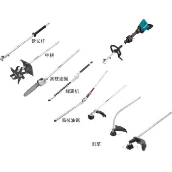 牧田/MAKITA 多功能动力头UX01G/DUX60/DUX18通用配件割草机割草头组件420mm尼龙割头EM403MP  198767-3