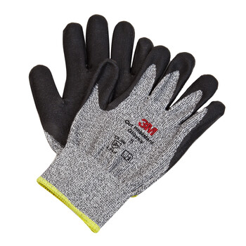 3M CG-CRE 劳保手套防切割耐磨尼龙防滑 工地工业焊工电工 L2三级防割型 灰白杂色 L 1付