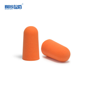 保盾（BDS BAO DUN SAFETY）EC-1001A 橙色PU子弹型耳塞 200副/盒
