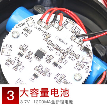 海斯迪克 HK-789 夜间施工警示灯 太阳能爆闪灯 交通警示灯LED车载太阳能爆闪灯 红色