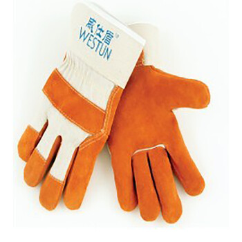 威仕盾（WESTUN） G-3215 橙色全掌劳保手套 L码 1副