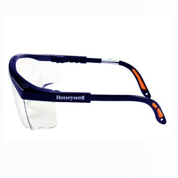 Honeywell 霍尼韦尔 100100护目镜 S200A系列 蓝色镜腿透明镜片 耐刮擦 防雾 防护眼镜定做 2付