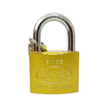 恩鸽 仿铜铁挂锁 门锁 柜锁 32mm