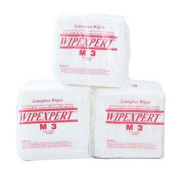 纳仕德 WSX0007 M3无尘纸吸水吸油工业用擦拭纸实验室除尘清洁去污钢网纸 硬25*25cm	