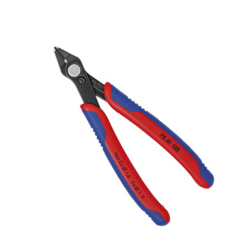 凯尼派克（KNIPEX）78 61 125 电子剪切钳 钳身磨光 抛光 双色手柄 切割类工具 钢