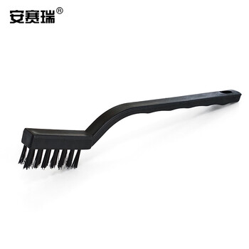 安赛瑞 工业清洁刷 文玩除锈去污钢刷工具 不锈钢钢丝刷迷你刷子 尼龙15把装 23959