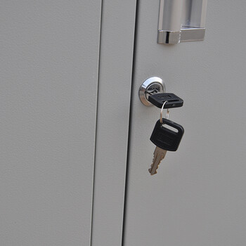 万尊钢制储物柜多功能加厚加深1850*900*500mm铁皮柜两门带锁置物柜WZ-YG-ZH