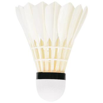 李宁LI-NING羽毛球12只装比赛球精选鸭毛耐打球飞行稳定77速AC15