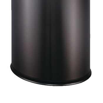 南 SF12-T01 椭圆形房间桶 黑金 12升容量商用酒店宾馆客房不锈钢垃圾桶 房间桶 果皮桶