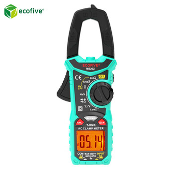 ecofive（莱靡） MS202 交流钳形表 自动量程多功能防烧 1年维保