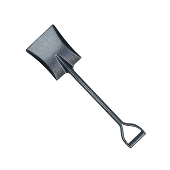 谋福（CNMF）9951全钢园艺小铲子户外园林挖土工具农用种植铁锹铁锨 锰钢一体方锹（120型）