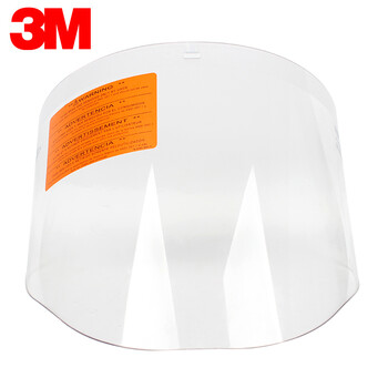 3M 82700 W96 防化学品耐酸碱面屏（防酸碱）抗冲击防飞溅透明聚酸酯面罩 1片 定做