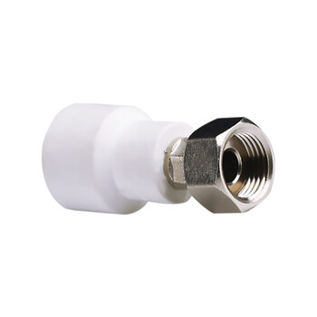 联塑 LESSO 活接头Ⅰ(塑胶管与金属外螺纹连接)(PP-R 配件)白色 dn20X1/2＂