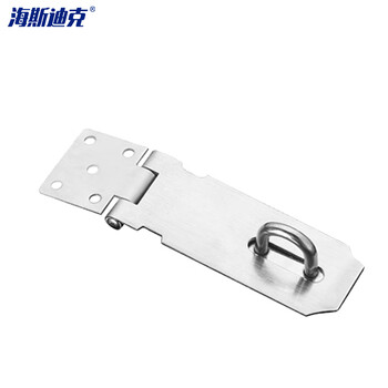 海斯迪克 不锈钢门扣锁 加厚扣吊扣防盗锁门窗配件 银色3寸201材质（2个起订）HKW-18