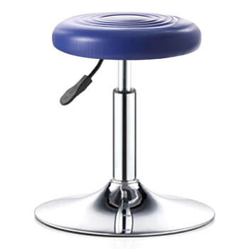 稳斯坦 WST238 水波纹实验室椅子 车间员工旋转升降椅 黑色圆盘款(自行安装)