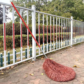 兰诗（LAUTEE）FH-1216 塑料丝大扫把清扫笤帚 木柄可拆卸款1个装