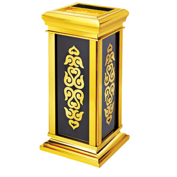 南 GPX-8C 皇家座地南方烟灰桶 镜金 商场垃圾桶 酒店落地烟灰桶立式果皮桶商场垃圾筒 